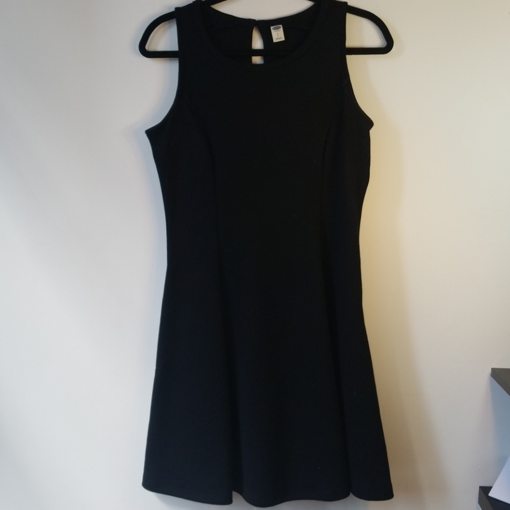 Black flair dress